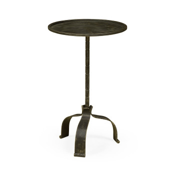 Circular Ida Antique Bronzed Cocktail Table