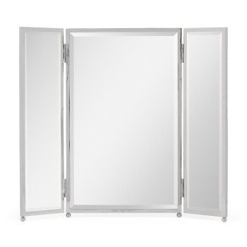 Triple Stainless Steel Dressing Table Mirror