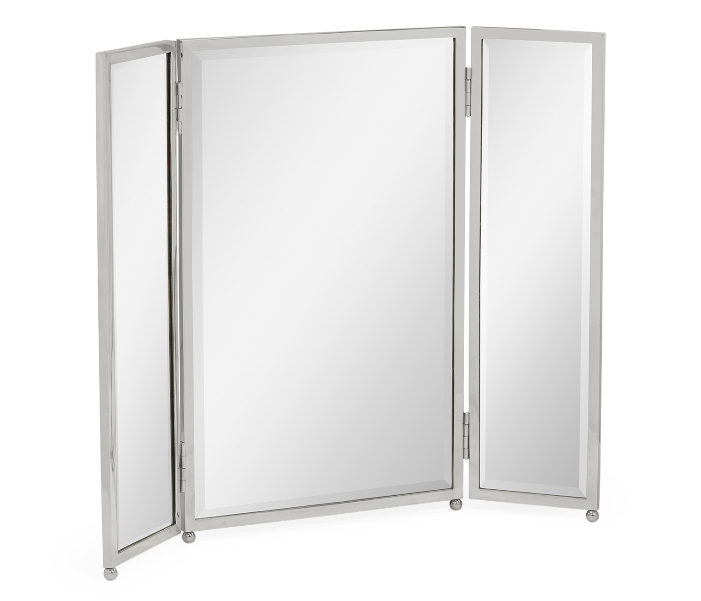 Triple Stainless Steel Dressing Table Mirror