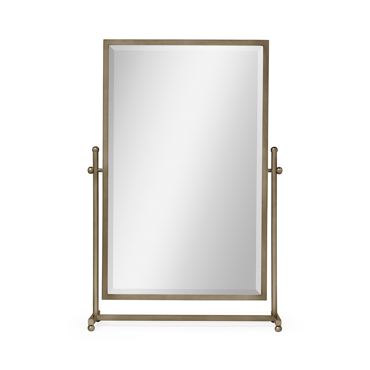 Tilt Bronzed Stainless Steel Dressing Table Mirror