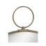 Circular Avalone Bronzed Stainless Steel Wall Hanging Mirror