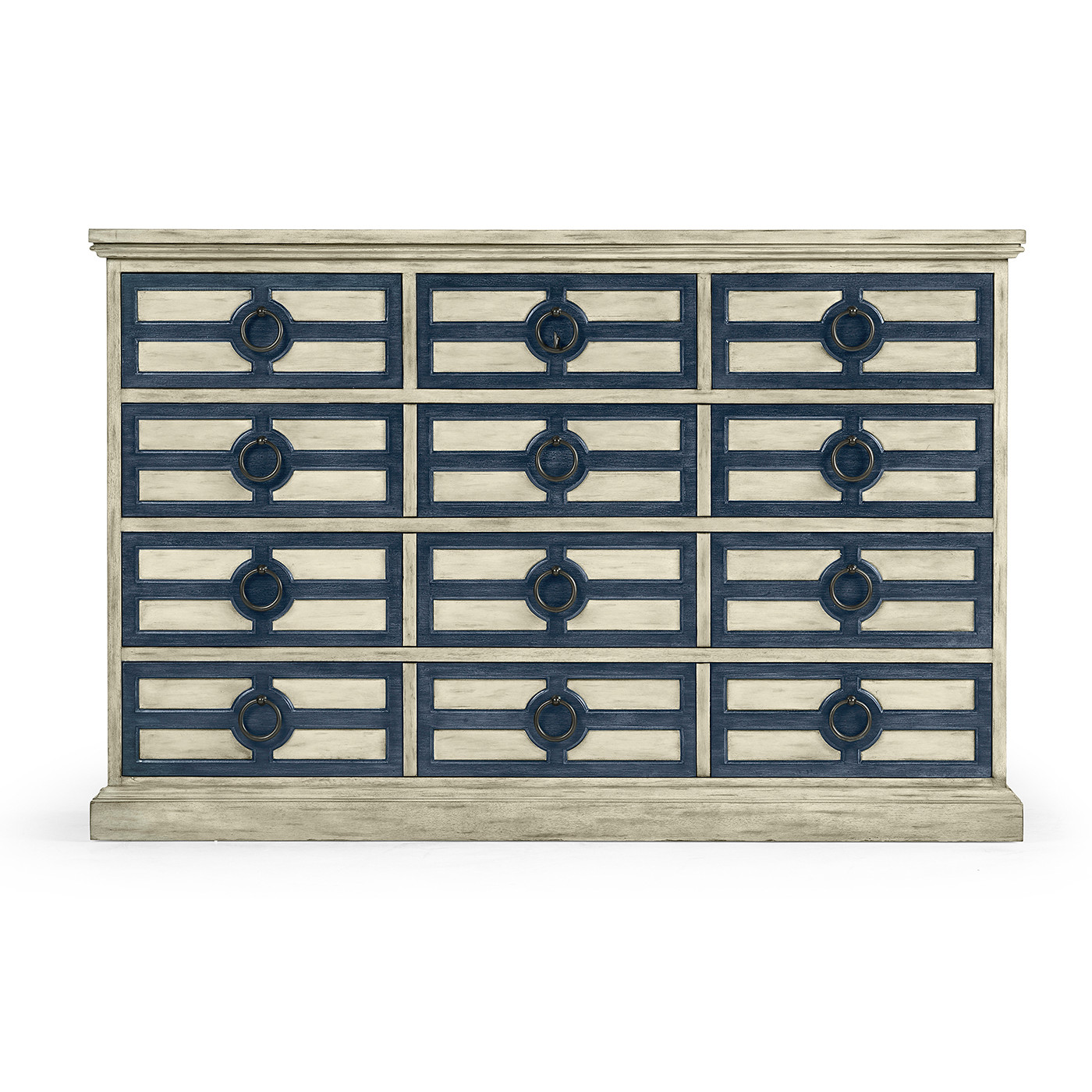 Midmoor White Grey Chest of Drawers