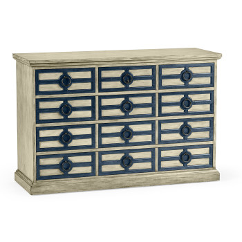 Midmoor White Grey Chest of Drawers