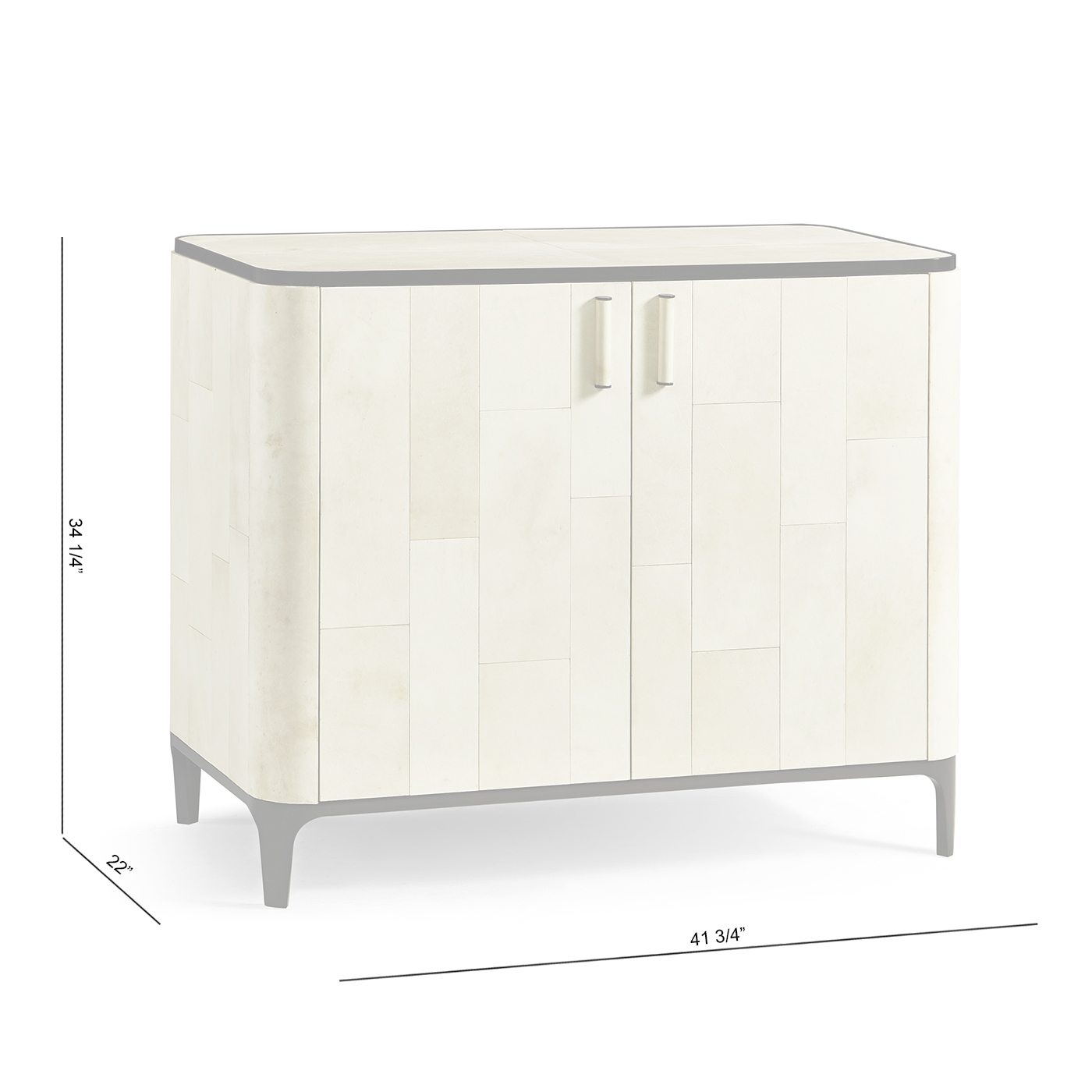 Aventine Parchment Cabinet