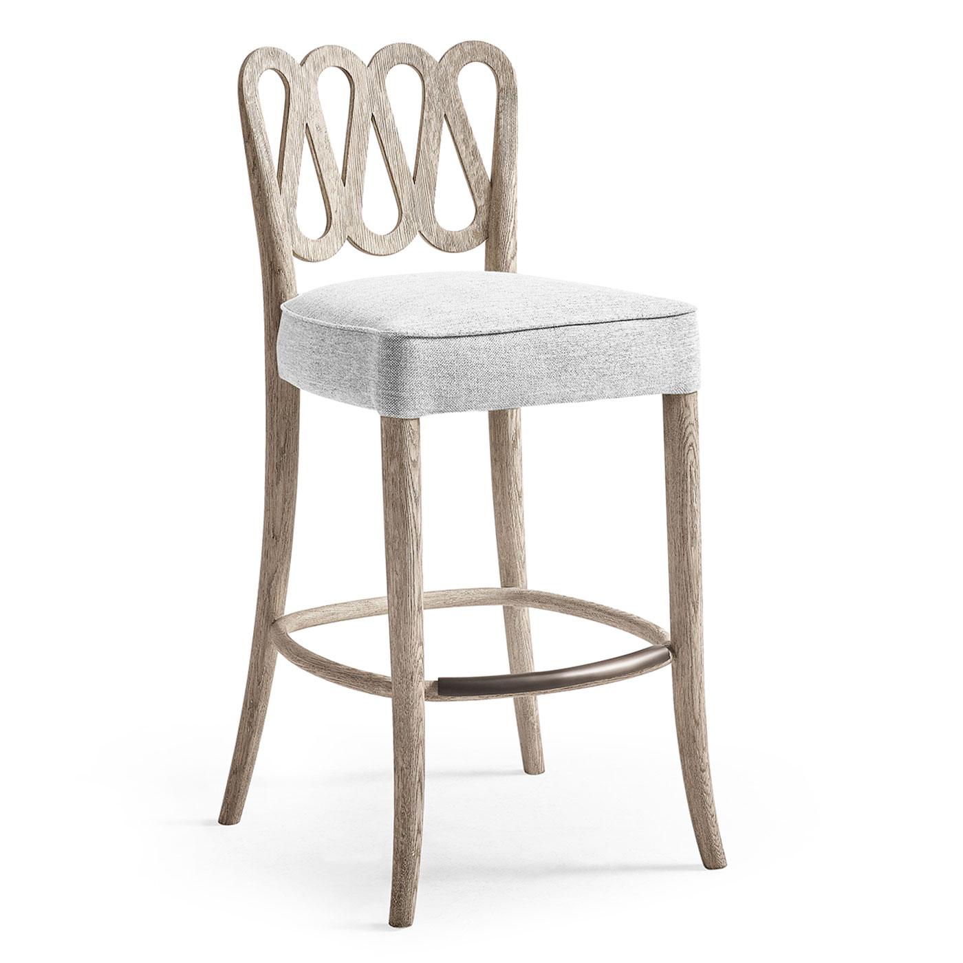 Ampney Grey Oak Bar Stool