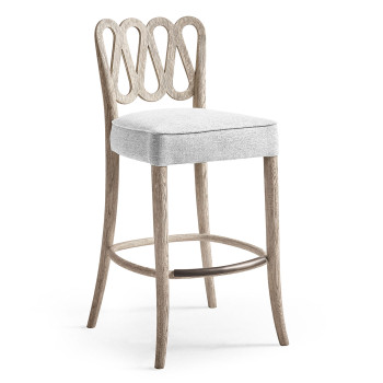 Ampney Grey Oak Bar Stool