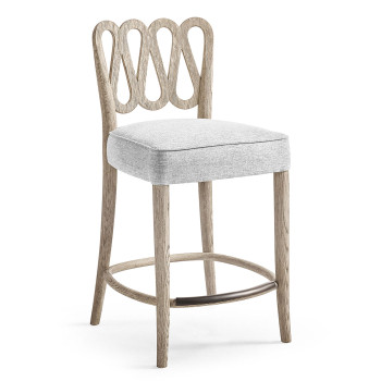 Ampney Grey Oak Counter Stool