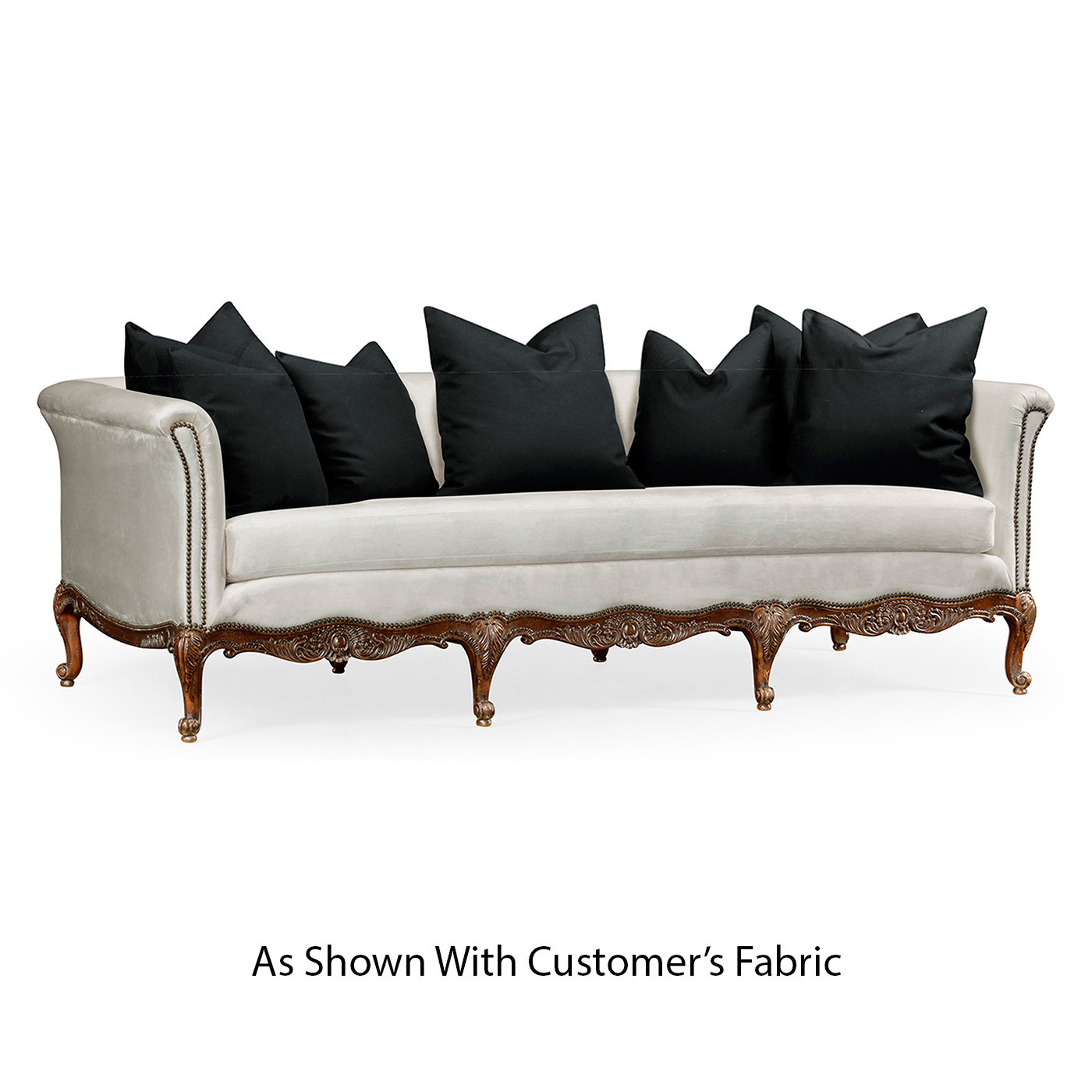 Louis XV French Walnut Sofa