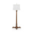 Neoclassical French Walnut Floor Lamp