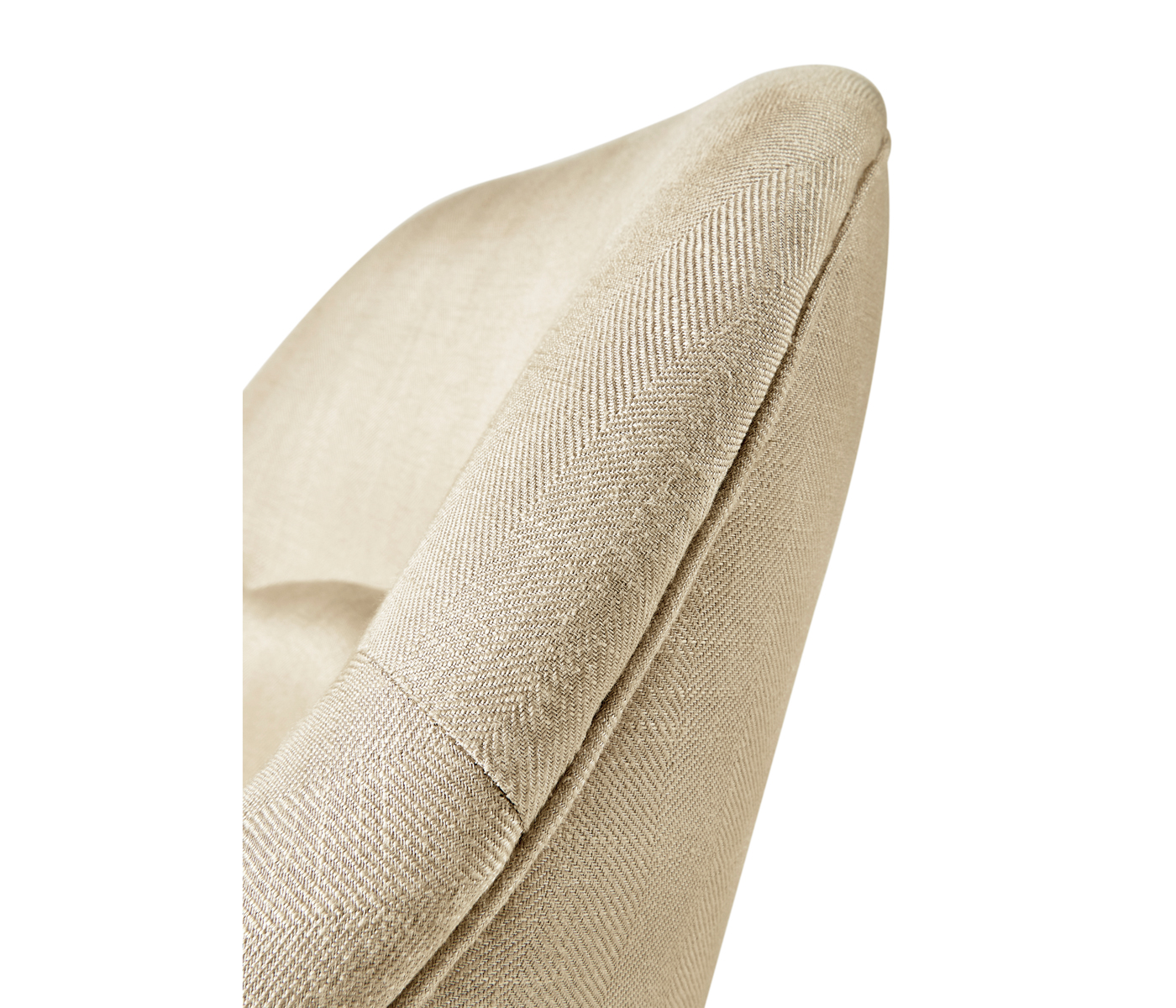 Napoleon III Black Slipper Chair