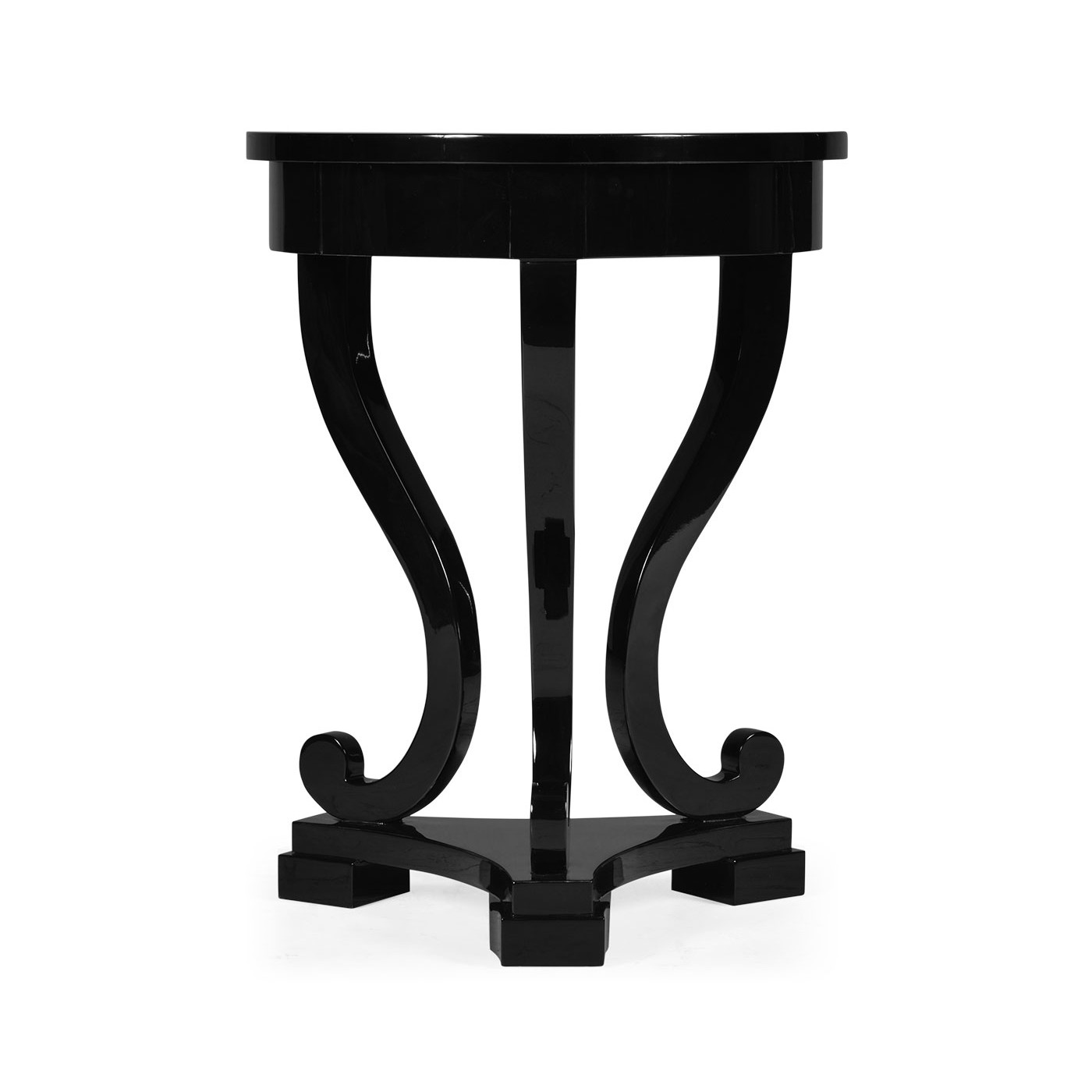 Biedermeier Black Cigarette Table
