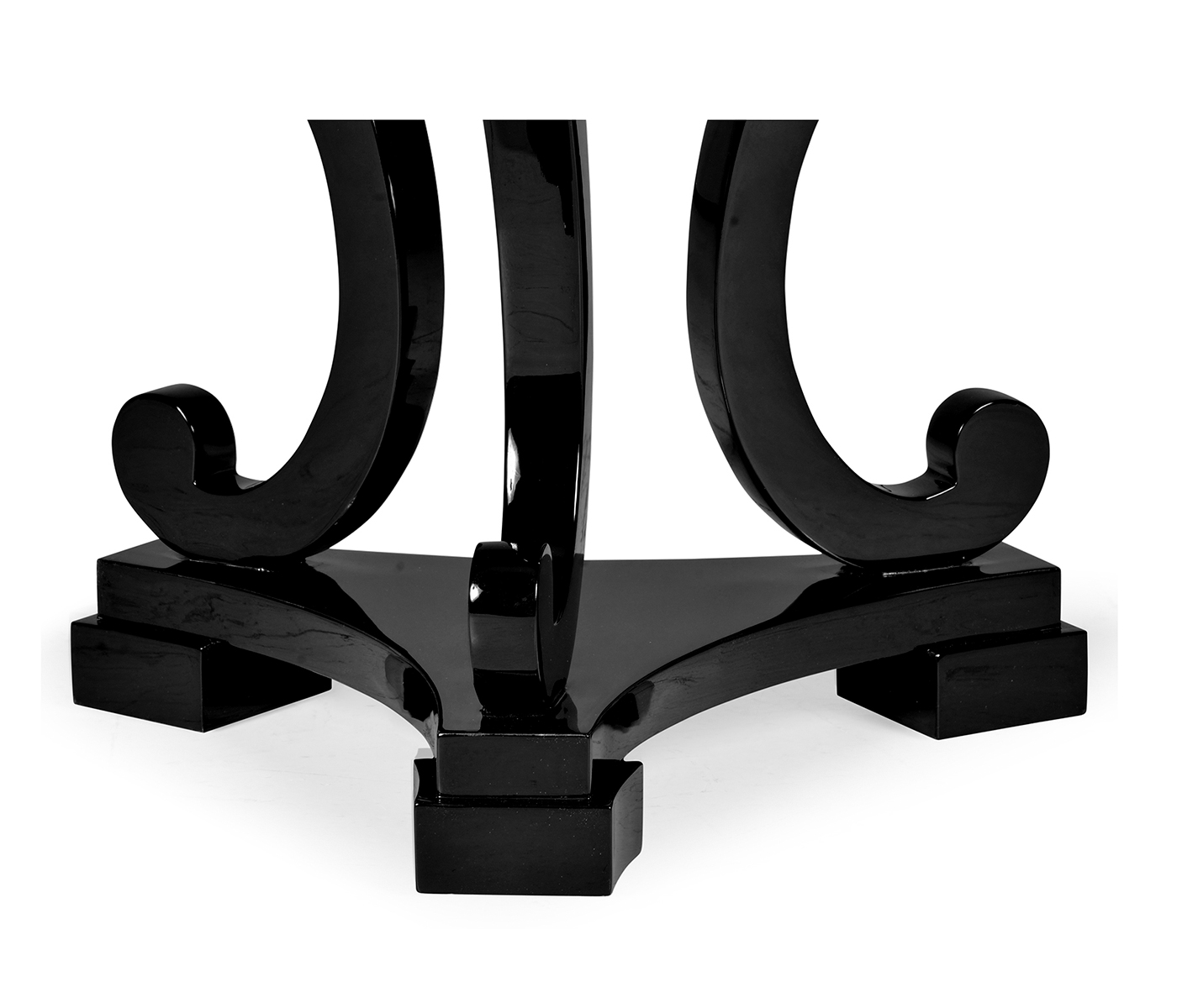 Biedermeier Black Cigarette Table