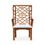 Imperial Mahogany Lattice Back Wing Chair