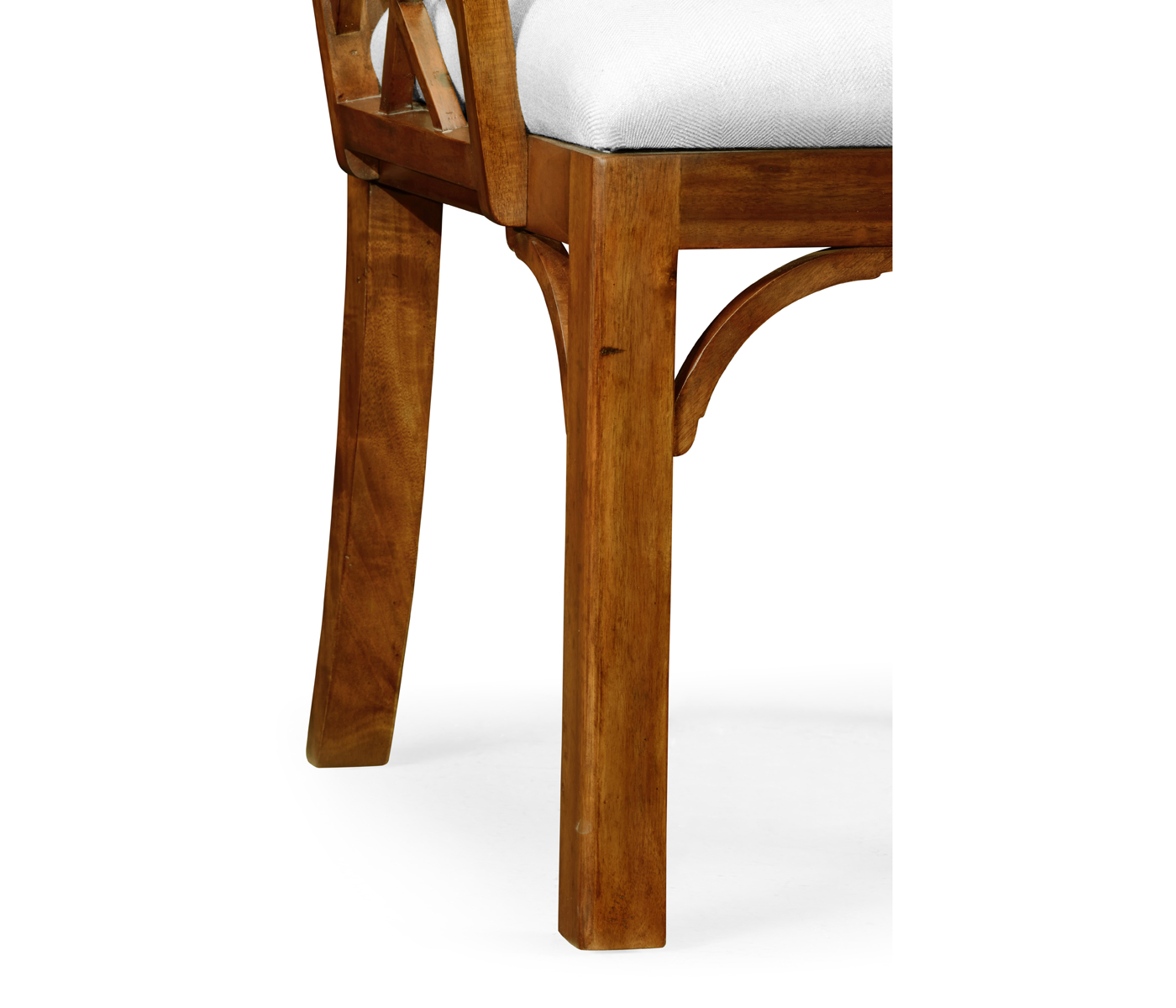 Imperial Mahogany Lattice Back Wing Chair