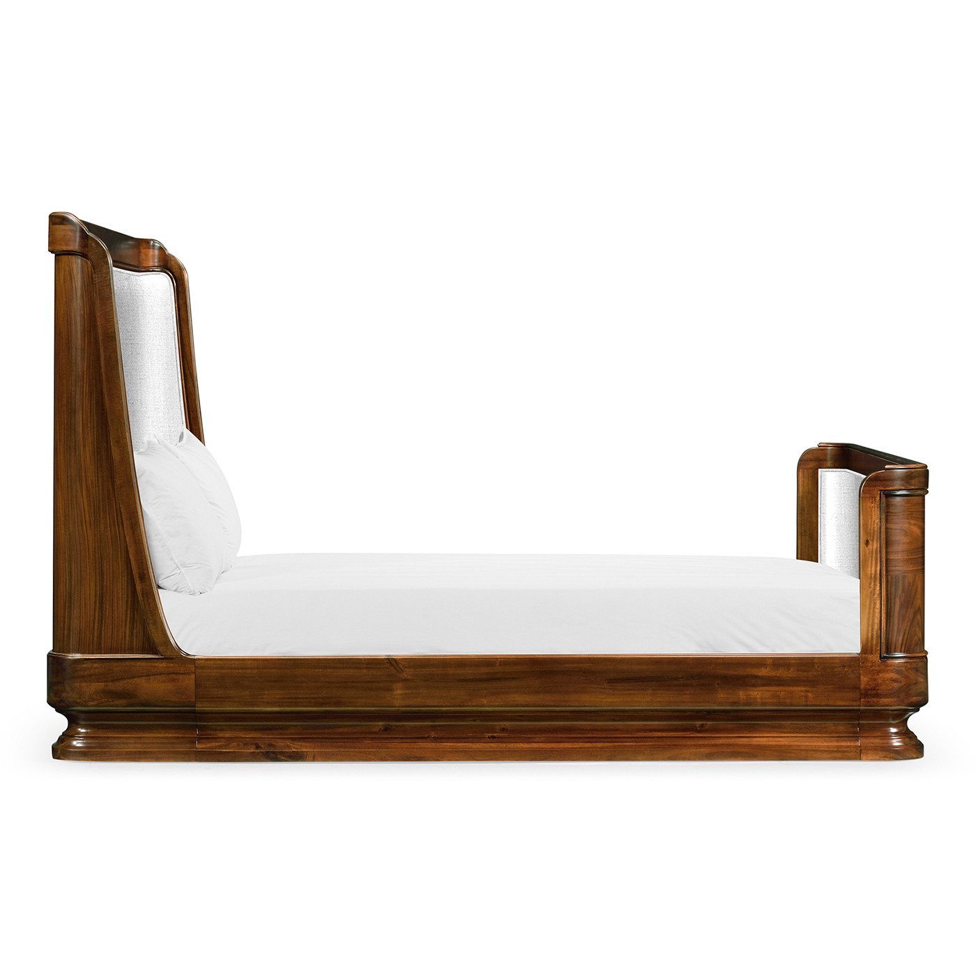 Moderne High Lustre Santos Rosewood Cali King Bed