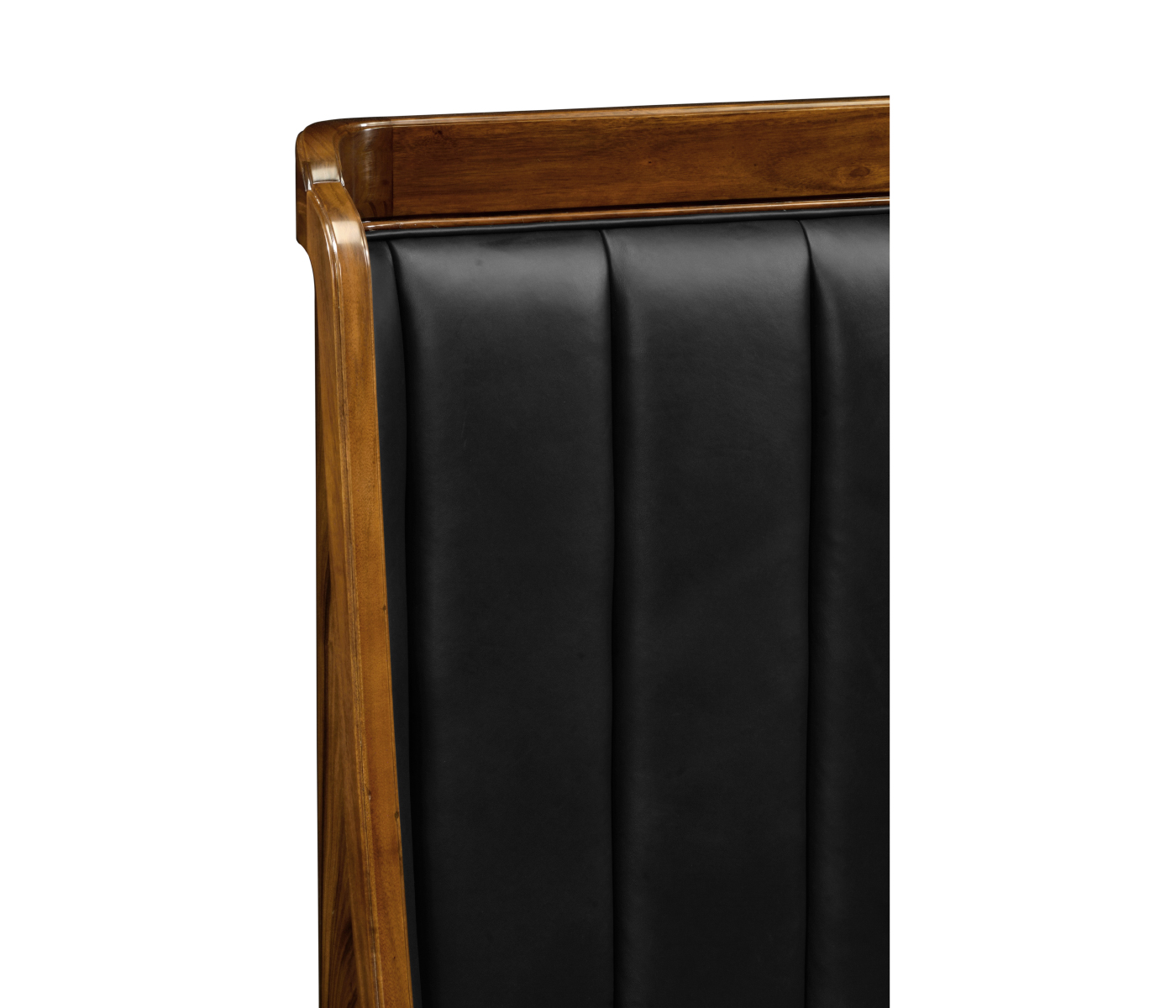 Moderne High Lustre Santos Rosewood Cali King Bed