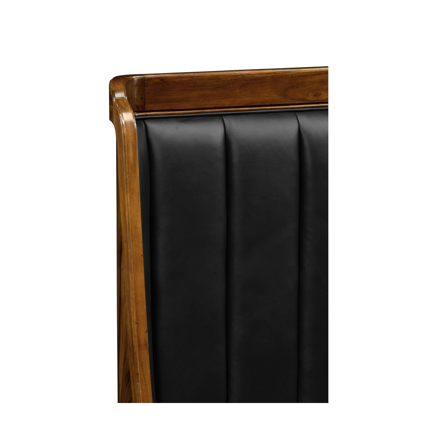 Moderne High Lustre Santos Rosewood Cali King Bed