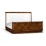 Moderne High Lustre Santos Rosewood UK Queen Bed