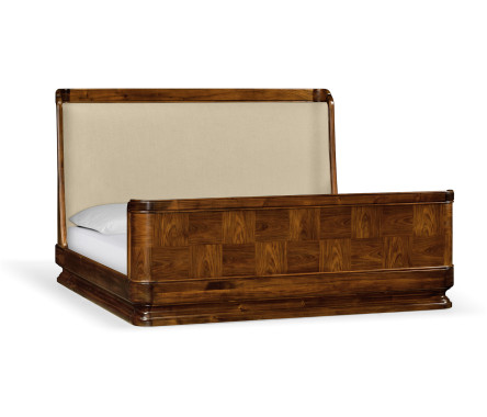 Moderne High Lustre Santos Rosewood US King Bed