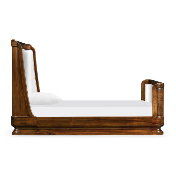 Moderne High Lustre Santos Rosewood US King Bed