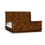 Moderne High Lustre Santos Rosewood US King Bed