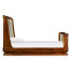 Moderne High Lustre Santos Rosewood US Queen Bed