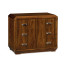Moderne High Lustre Santos Rosewood Bedside Chest