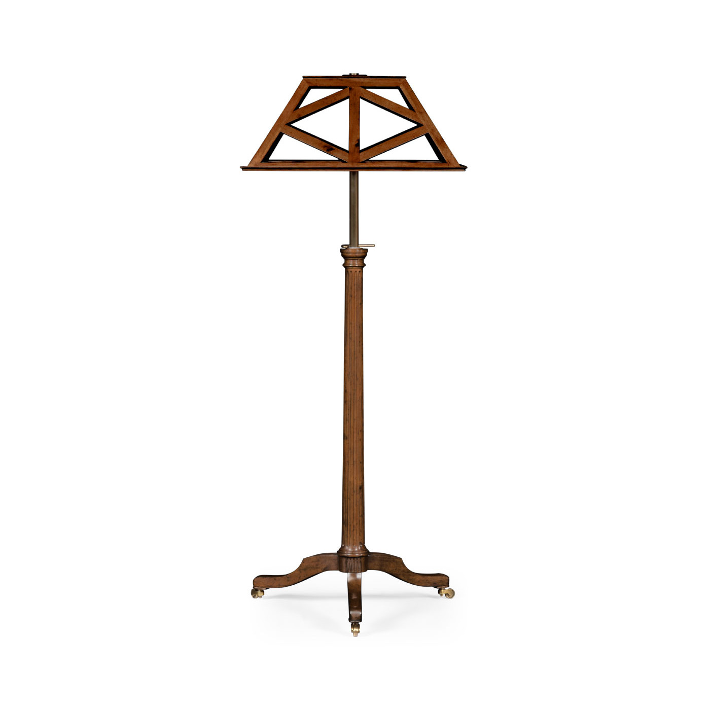 Pyramidal Lattice French Walnut Lectern