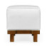 Moderne Santos High Lustre Ottoman