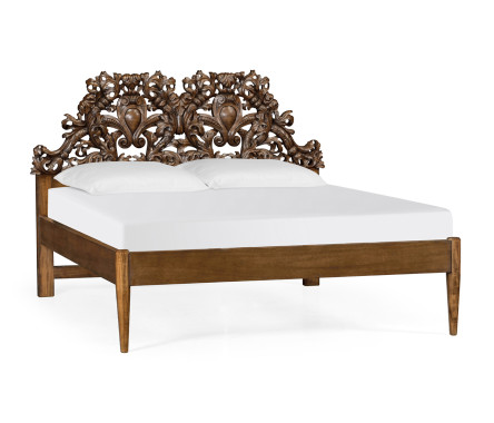 Renaissance Honey Walnut Cali King Bed