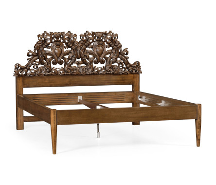 Renaissance Honey Walnut US Queen Bed