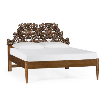 Renaissance Honey Walnut US Queen Bed