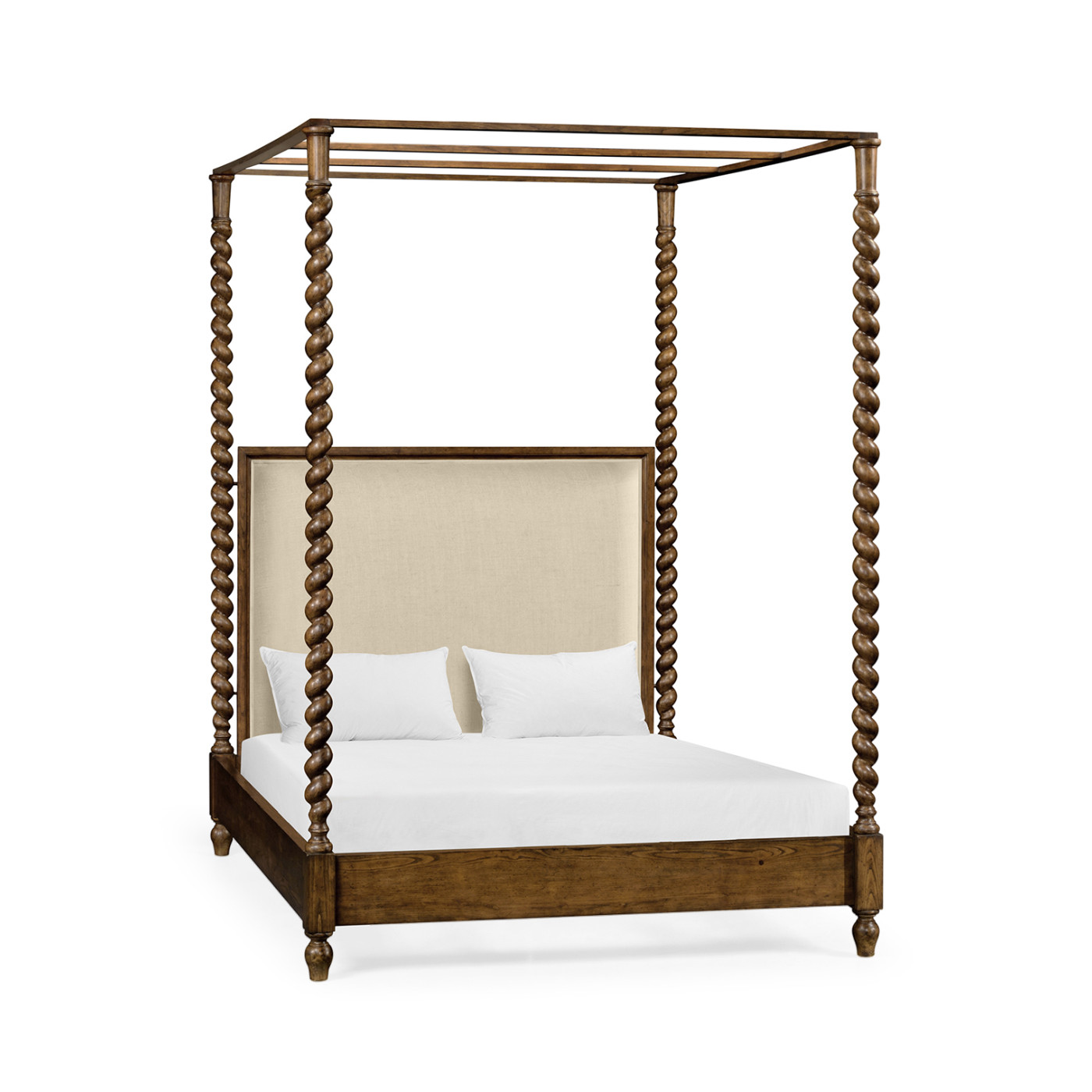 Four Poster Warm Chestnut Cali King Daybed