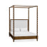 Four Poster Warm Chestnut Cali King Daybed