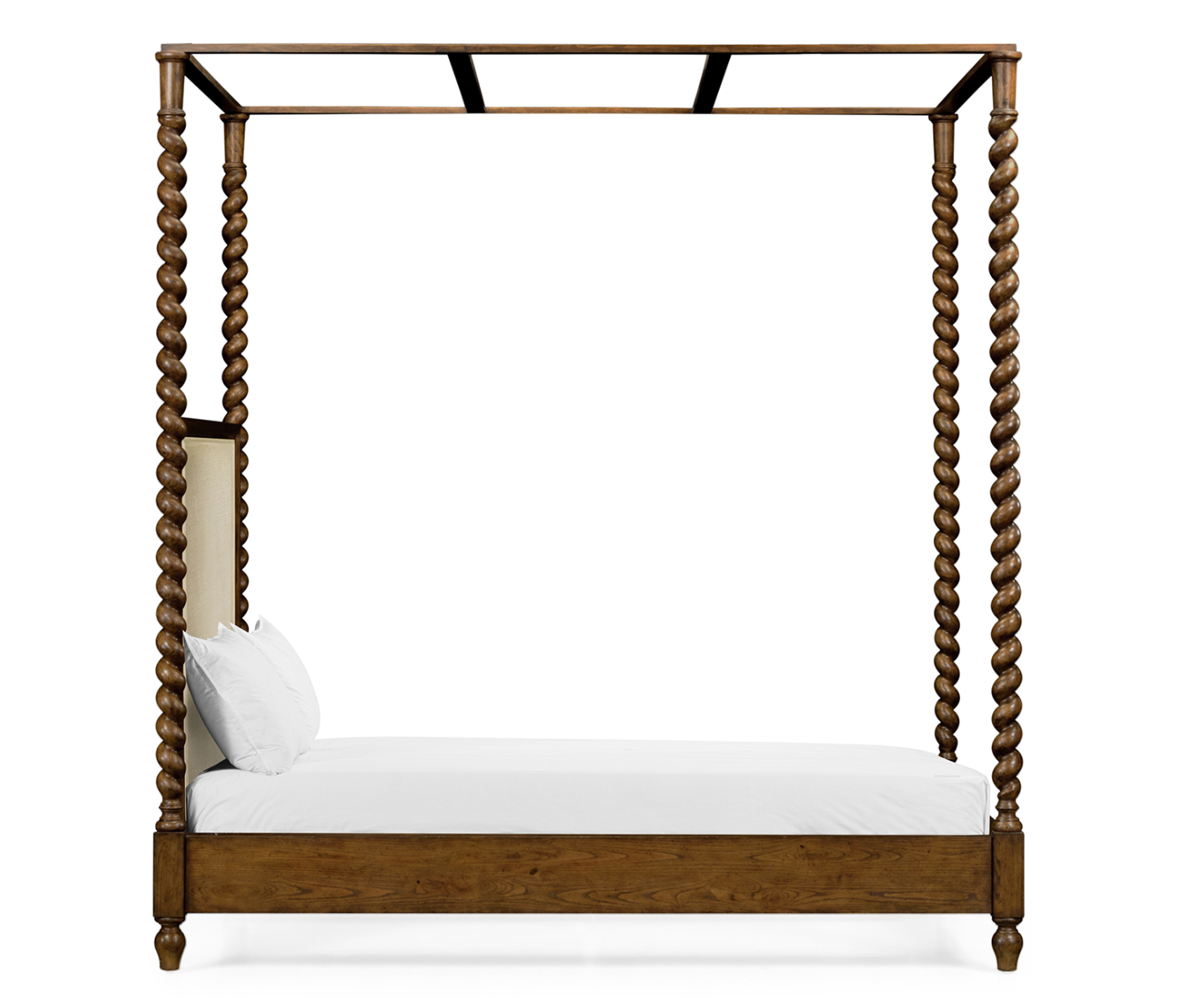 Four Poster Warm Chestnut US Queen Daybed