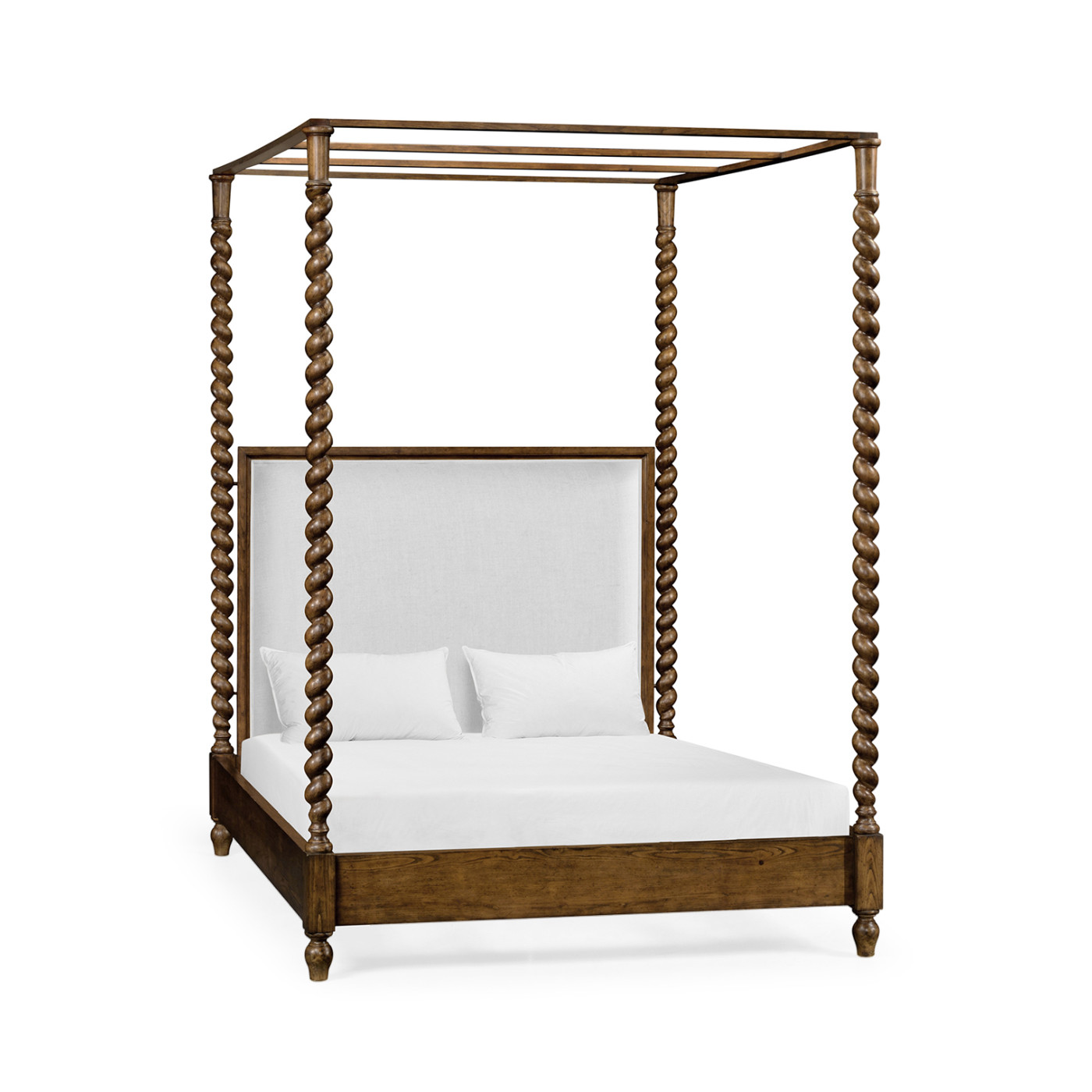 Four Poster Warm Chestnut US Queen Daybed