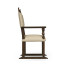 Acanthus Carved Rich Chestnut Dining Arm Chair