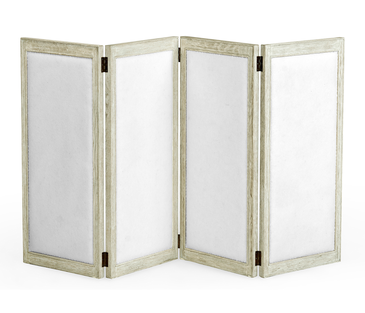 Light Grey Oak Screen, Upholstered in COM