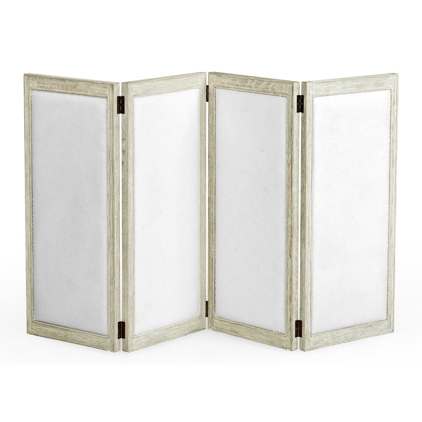 Light Grey Oak Screen, Upholstered in COM