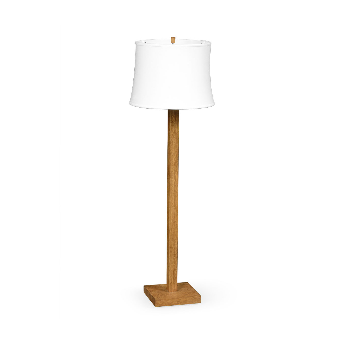 Brushed Golden Oak Floor Lamp