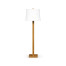 Brushed Golden Oak Floor Lamp