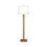 Brushed Golden Oak Floor Lamp