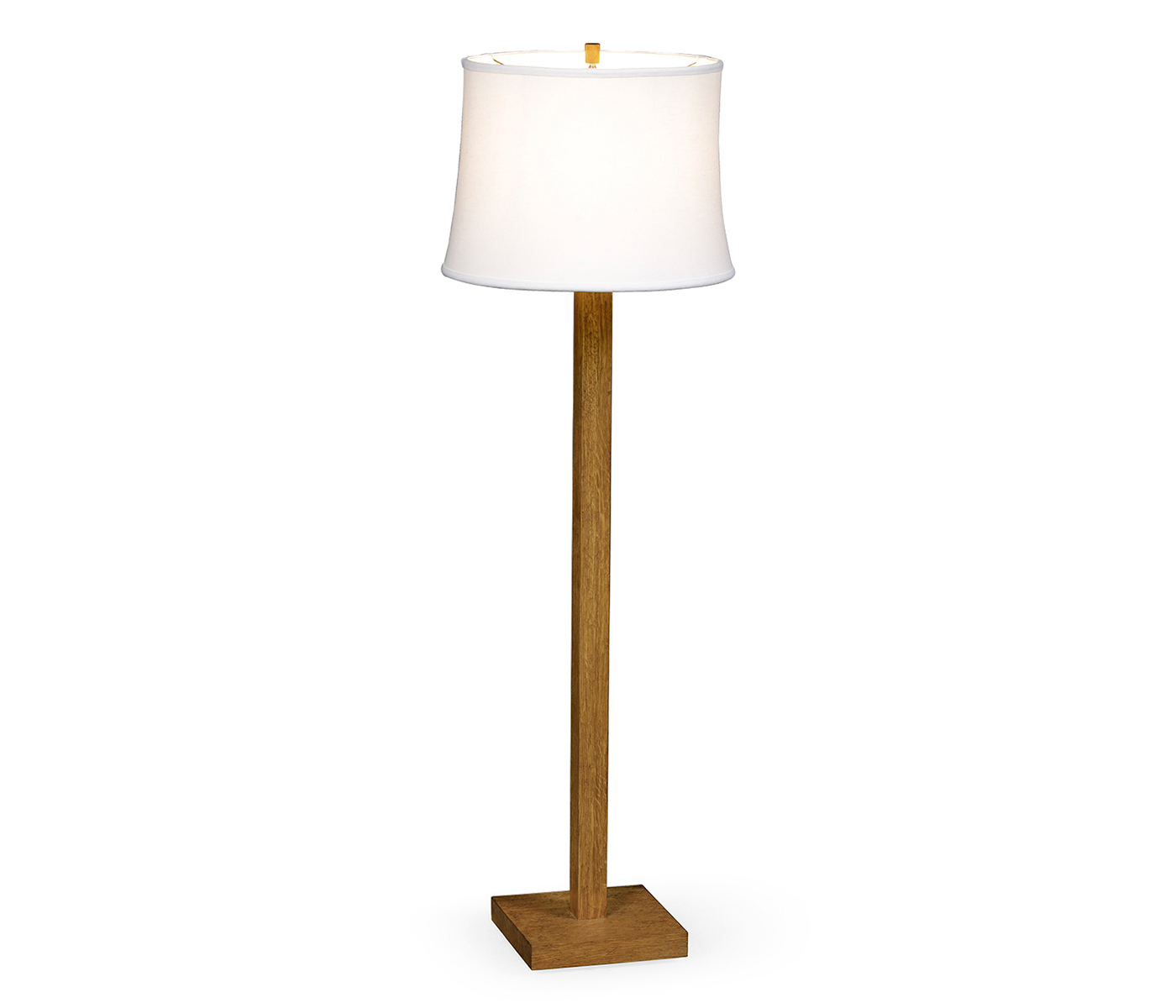 Brushed Golden Oak Floor Lamp