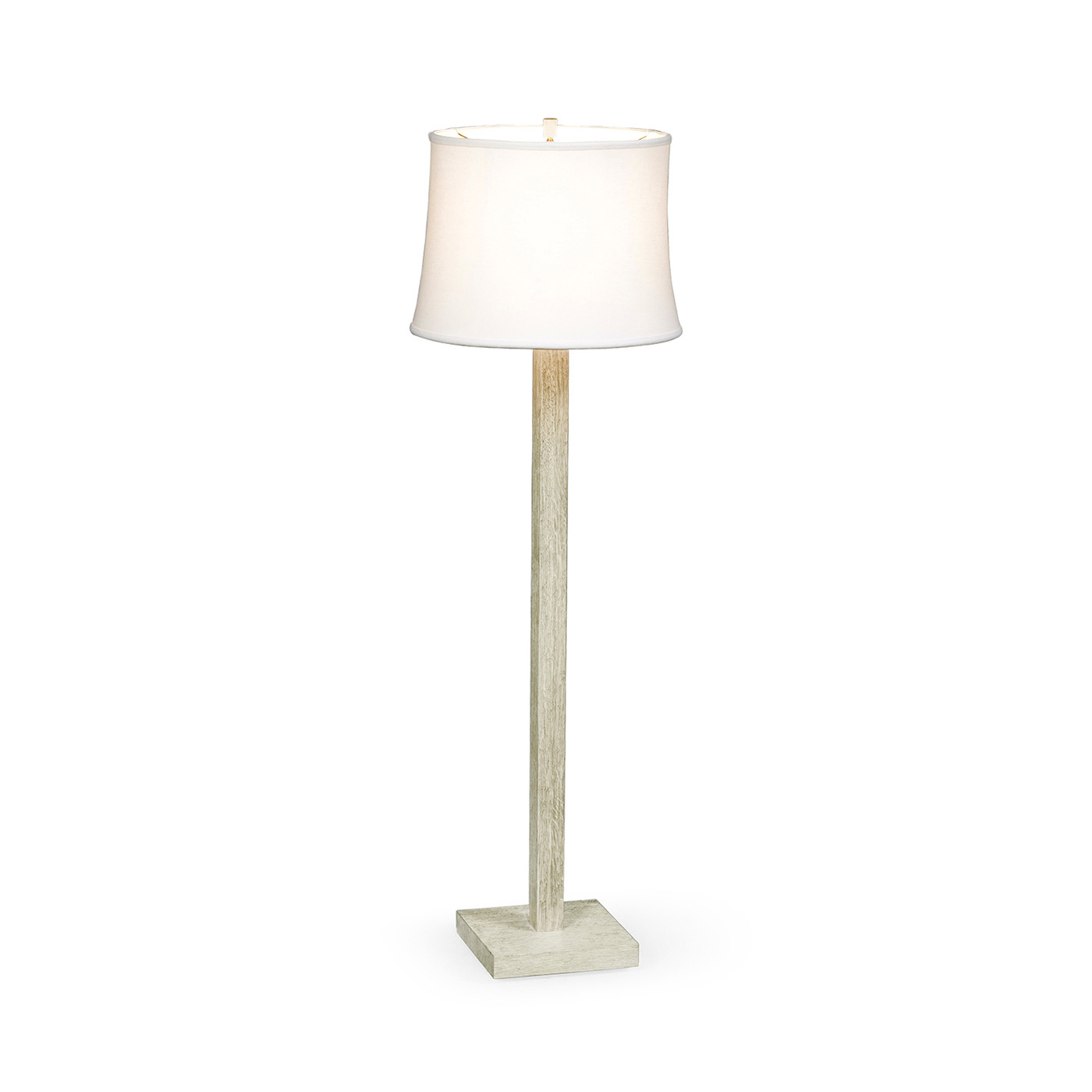 Light Grey Oak Floor Lamp