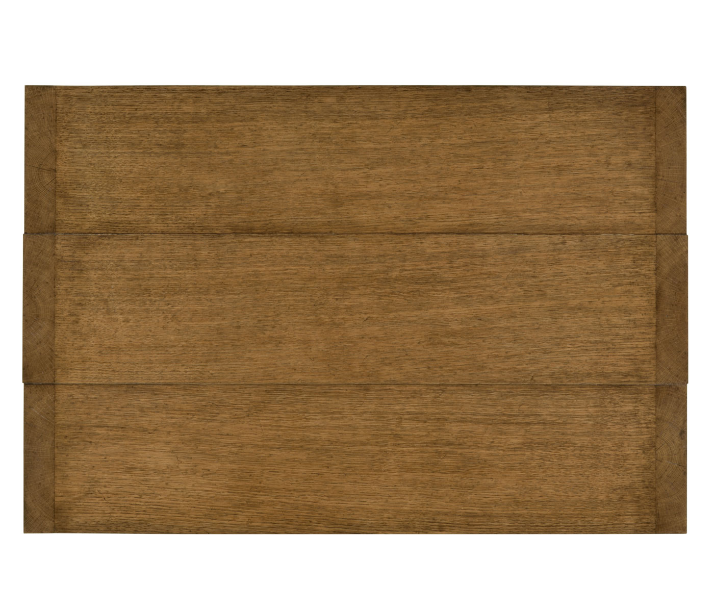 Low Rectangular Brushed Medium Brown Oak Coffee Table