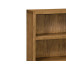 Brushed Medium Brown Oak Bookcase