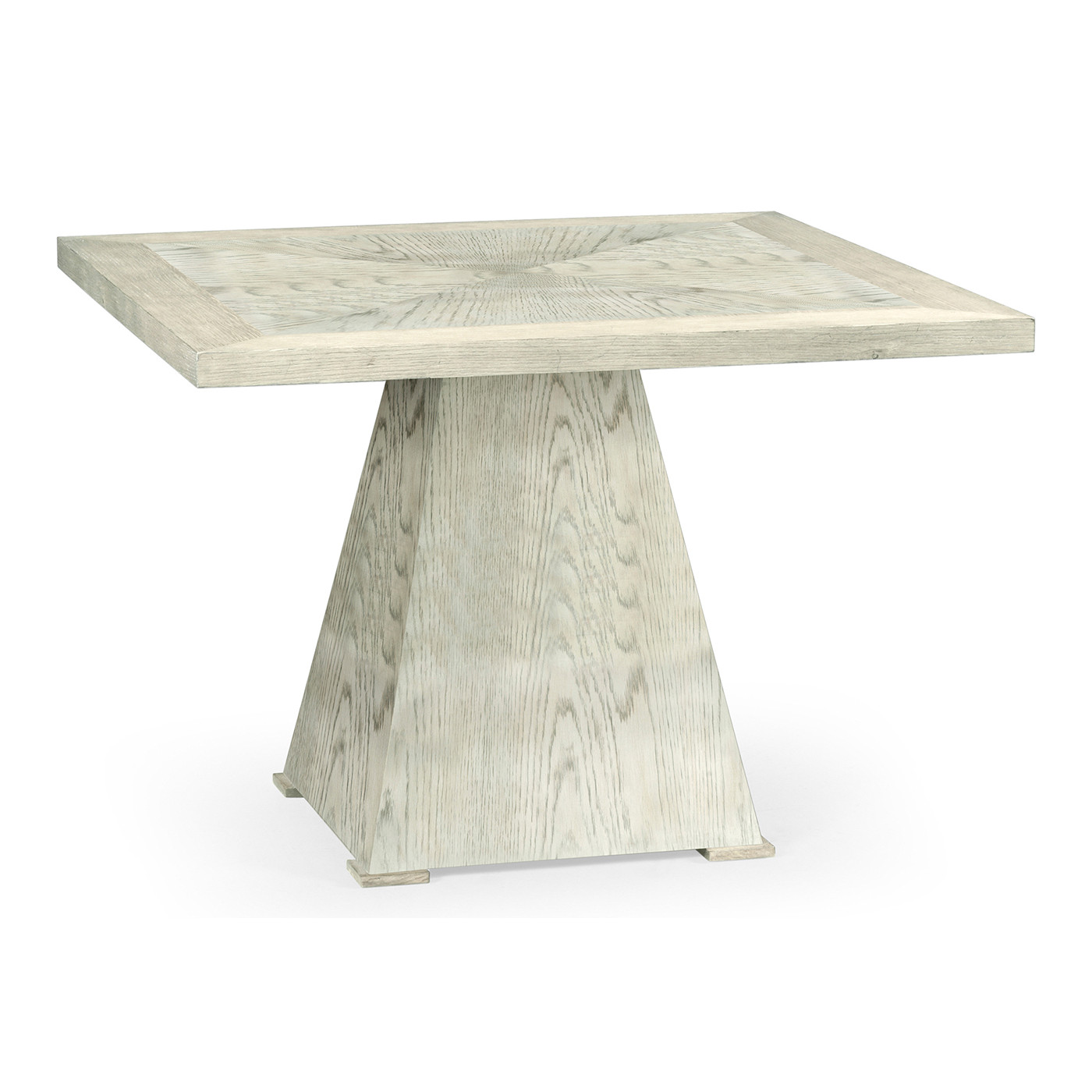 Square Light Grey Oak End Table