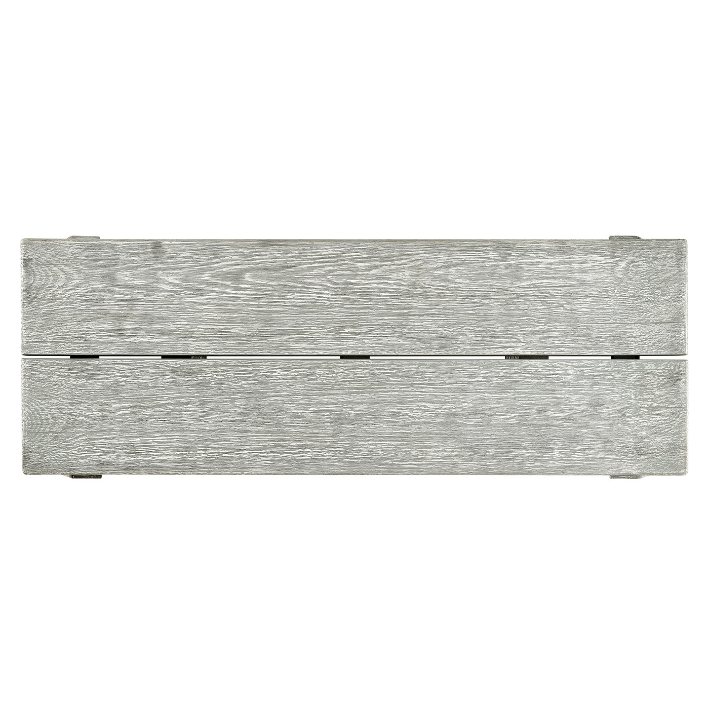 Rectangular Cloudy Grey Bench