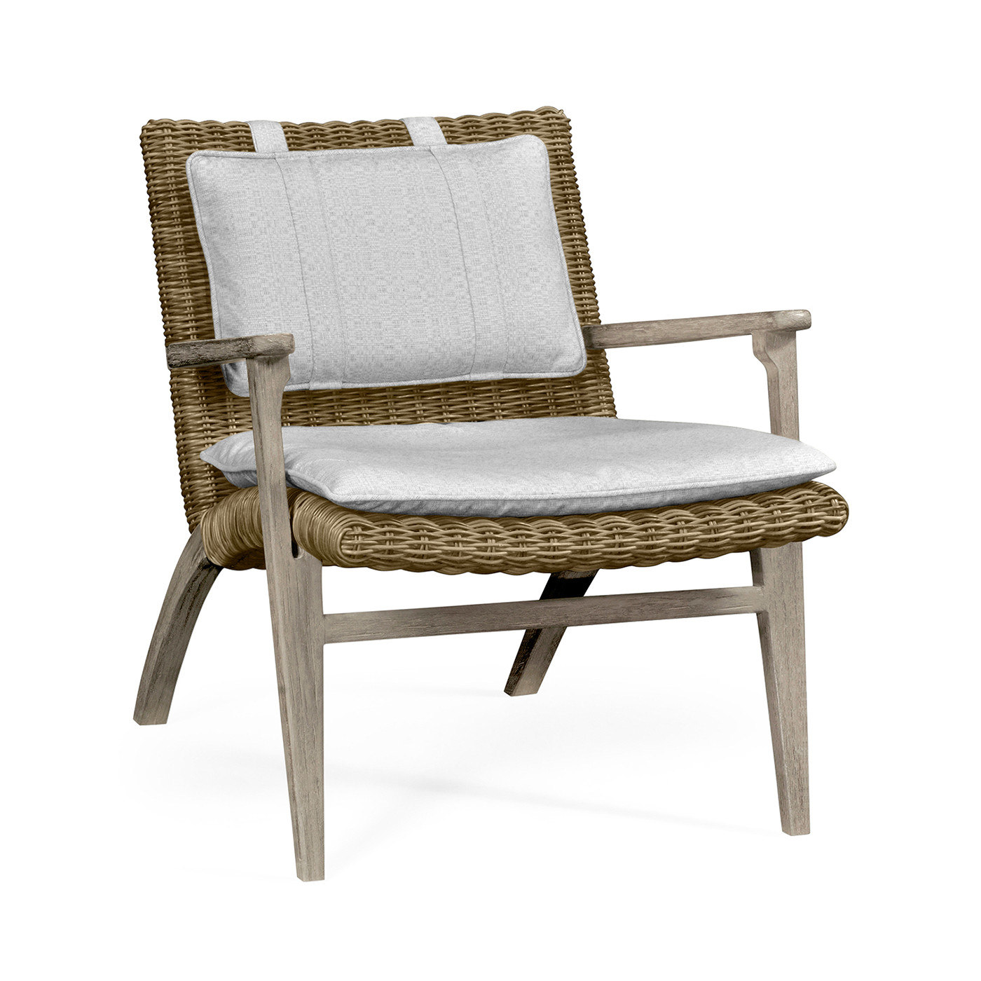 Hampton Navajo Sand & Rattan Lounge Chair