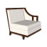 Walnut & Tan Rattan Left One-Seat Sofa Sectional 29
